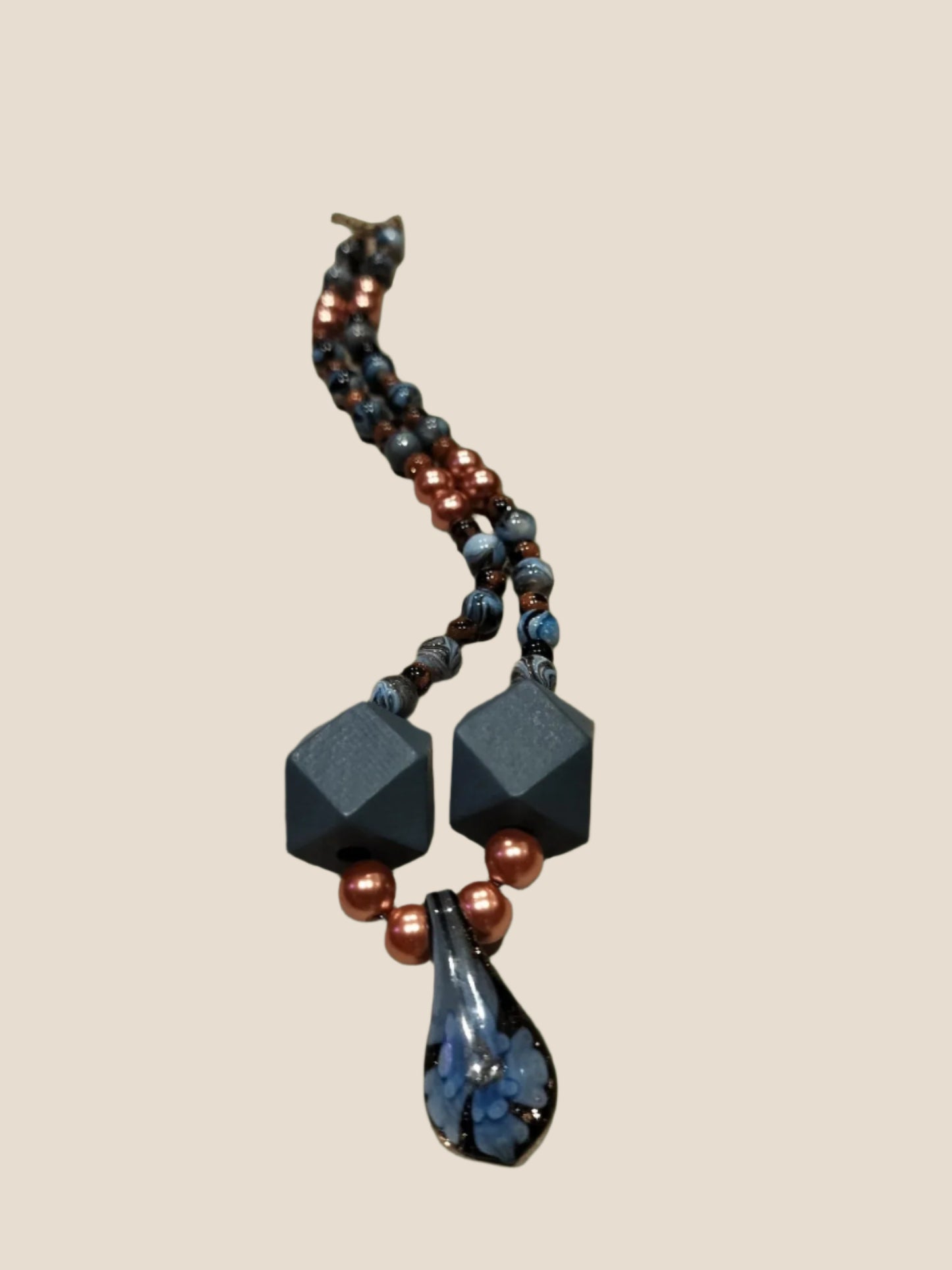 Blue Tone Necklace - UncommonObjects-Handmade