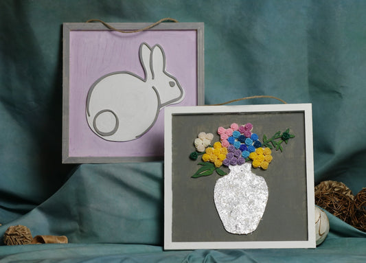 Decoración colgante de conejito