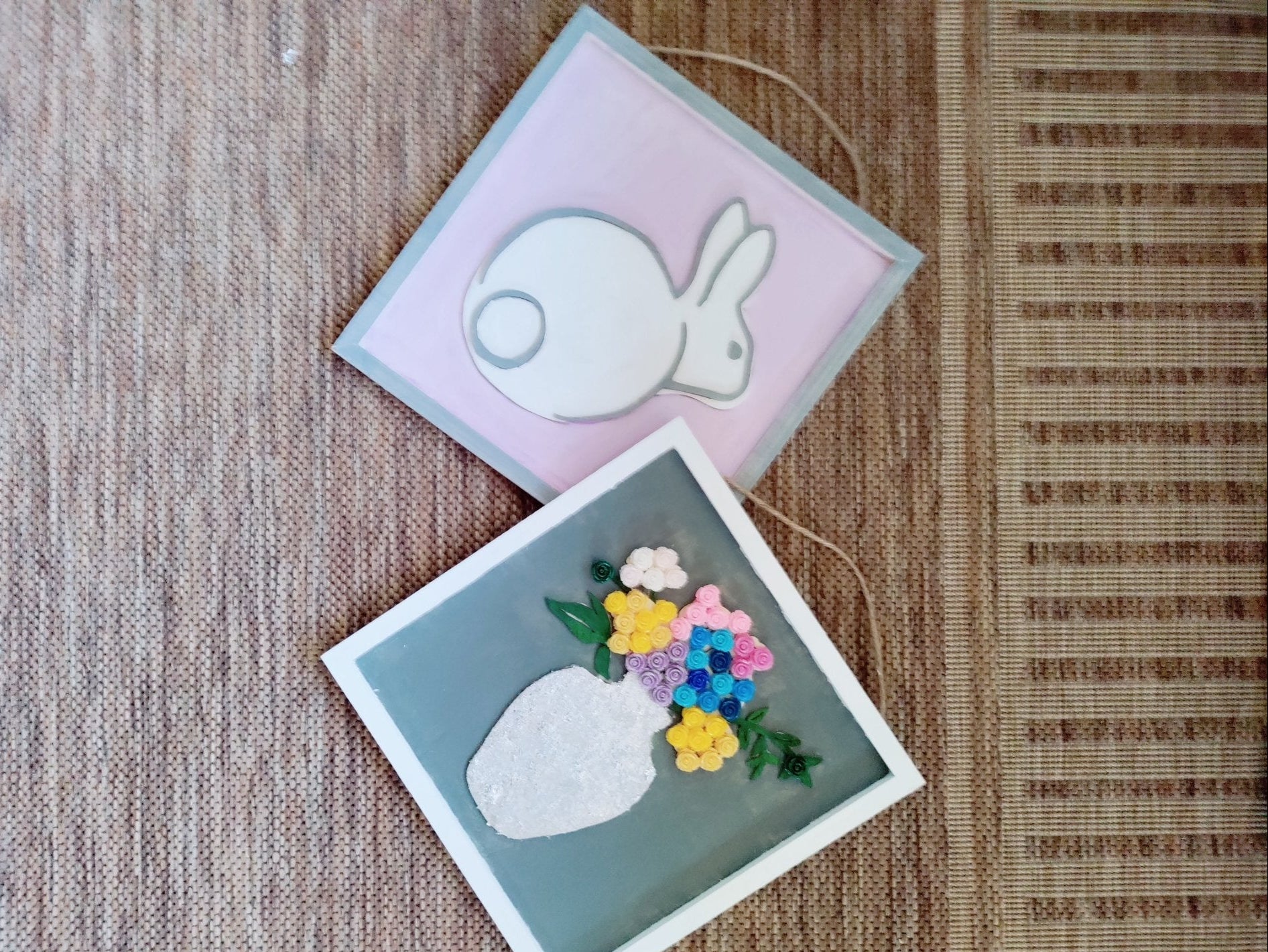 Bunny hanging decor - UncommonObjects-Handmade