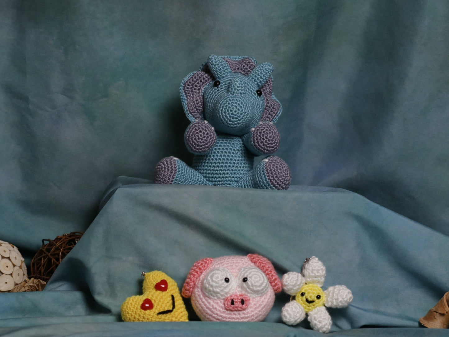 Daisey Crochet Buddy Keychain