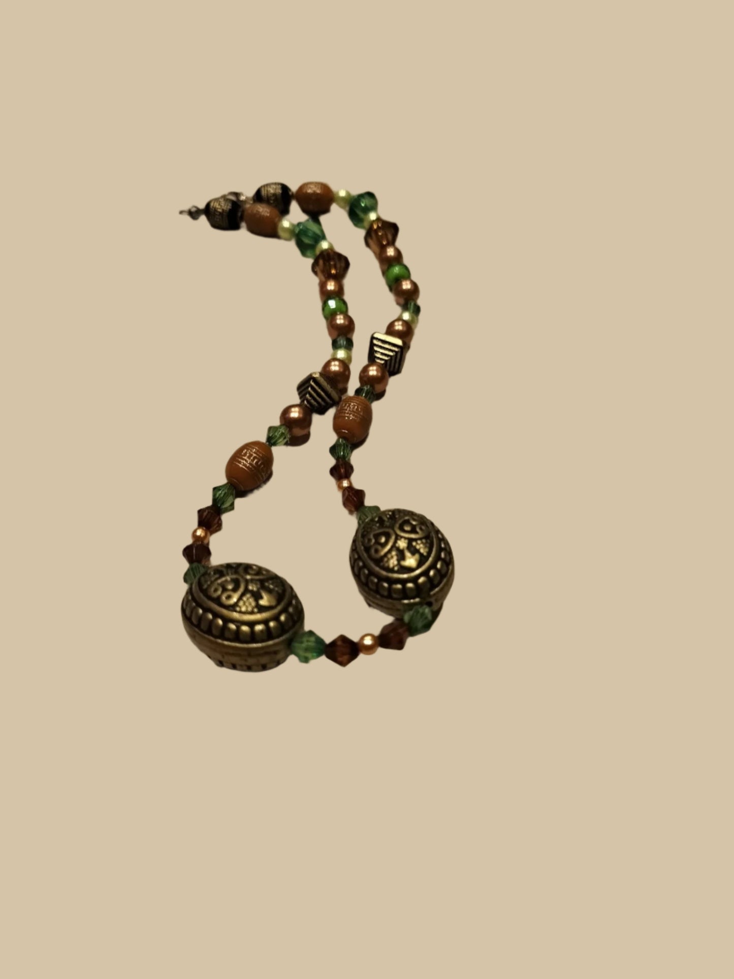 Neutral Tones Necklace - UncommonObjects-Handmade
