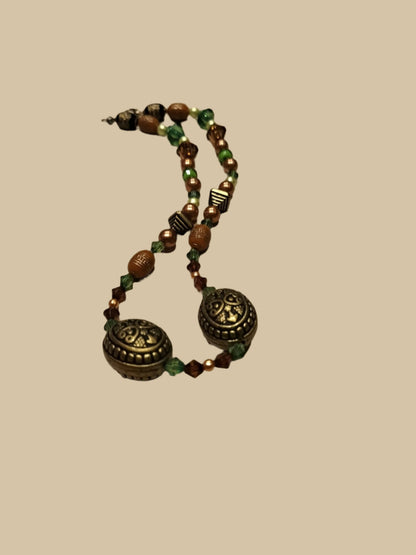 Neutral Tones Necklace - UncommonObjects-Handmade
