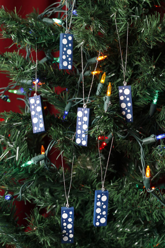 Small Snow Block Ornaments - UncommonObjects-Handmade